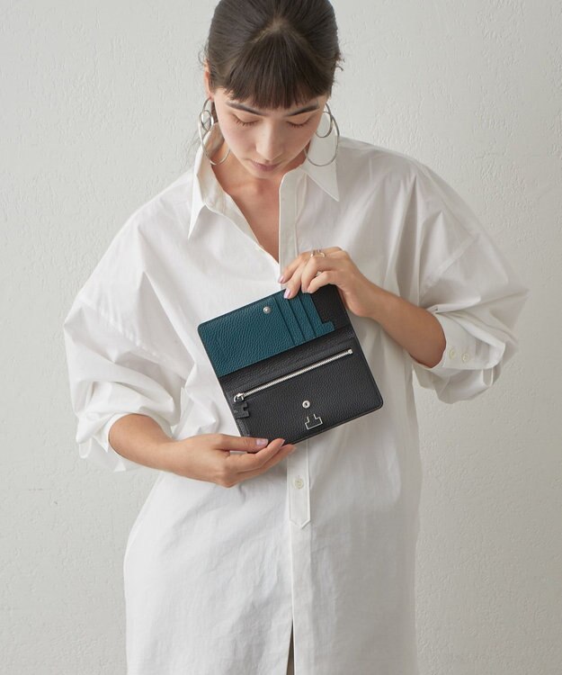 アバ バイカラーロングウォレット CERVO / IACUCCI アバ バイカラーロングウォレット CERVO / IACUCCI