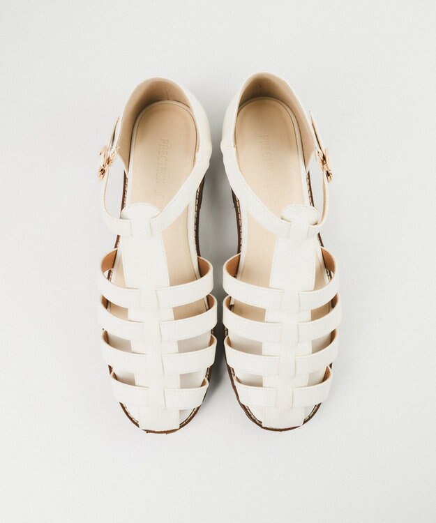 BONTRE 【PRECIEUX JOUET/プレシュウジュエ】軽量タンクソールグルカサンダル/006PJ ホワイト