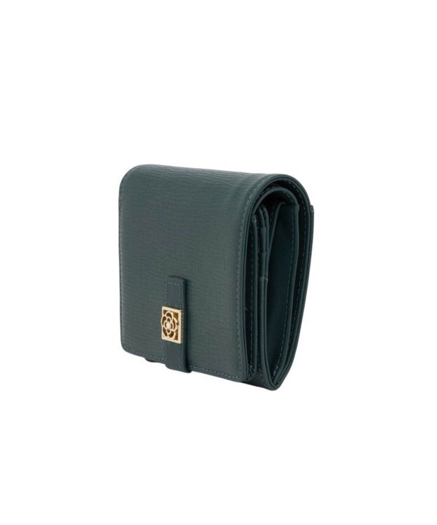 CLATHAS デフィ 内ボックス二つ折り財布 グリーン