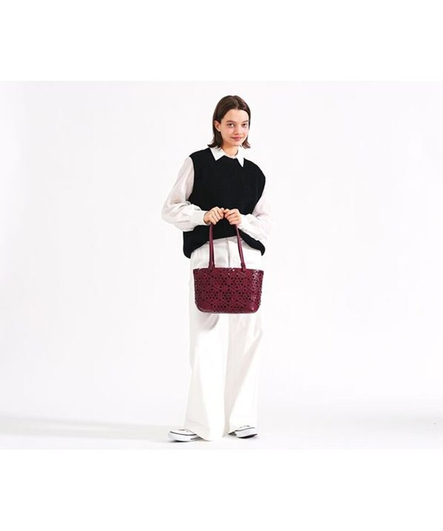 genten カレイド トートバッグ ワイン