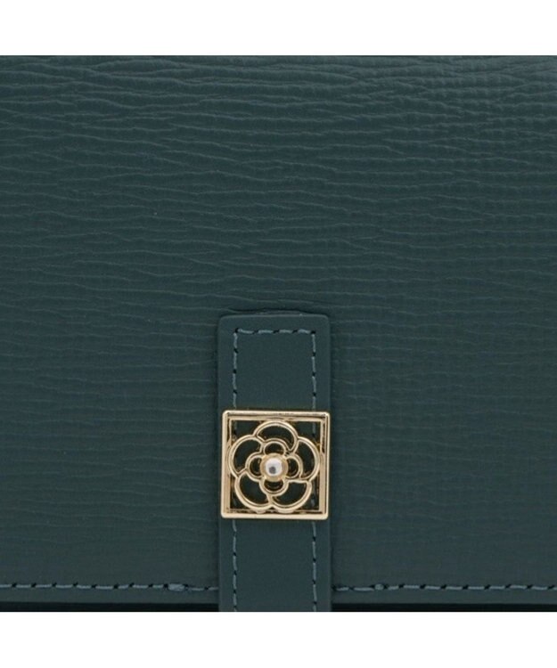 CLATHAS デフィ 内ボックス二つ折り財布 グリーン