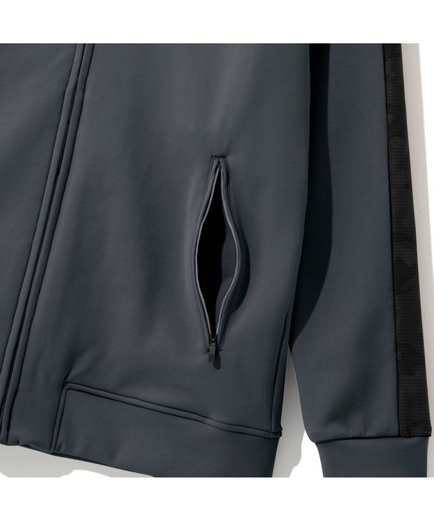 ZERO HALLIBURTON ハイブリッド スウェット ブルゾン ZHG-A4S7A 82817 グレー