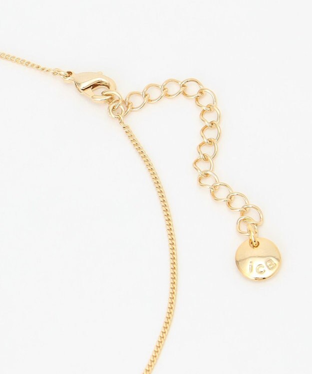 ICB パールラインネックレス ゴールド系