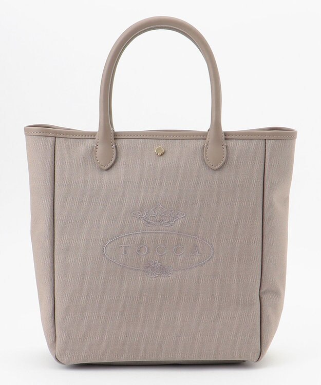 TOCCA 【WEB限定】CRESTA CANVASBAG M キャンバスバッグ M ライトグレー系