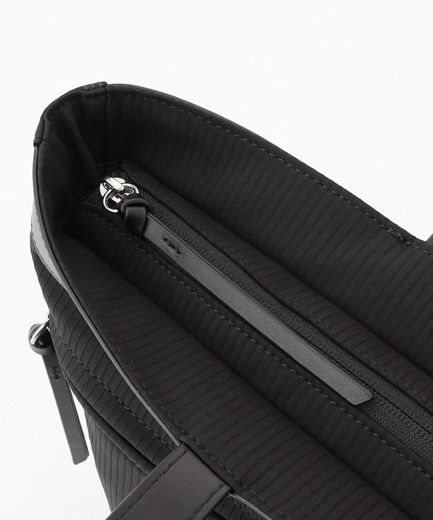 Y'SACCS コーデュロイライクナイロントート ブラック