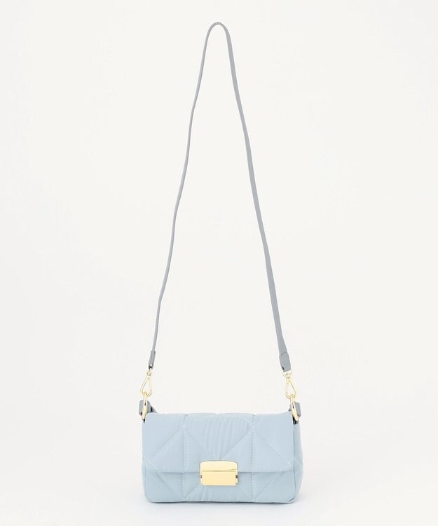 自由区 【2WAY】キルト２WAYバッグ ブルー系