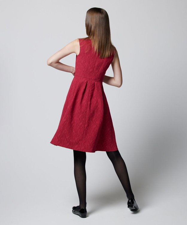 TOCCA 【洗える！】PONPON MUM ドレス レッド系