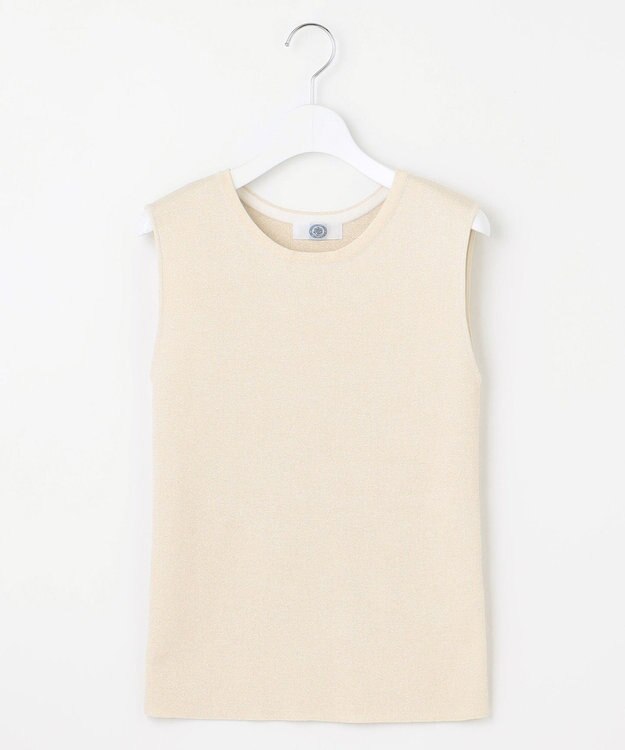 J.PRESS LADIES 【WEB限定カラーあり・洗える】FINE SLEEVELESS ニット タンクトップ ゴールド系