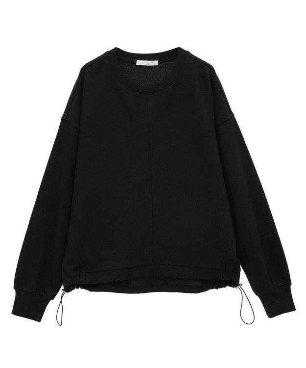 Green Parks ドロストミニ裏毛プルオーバー Black