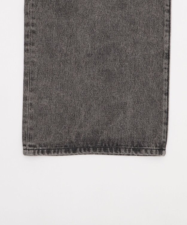 WEGO 【ウエスト調整可】ストレートデニムパンツ グレーその他