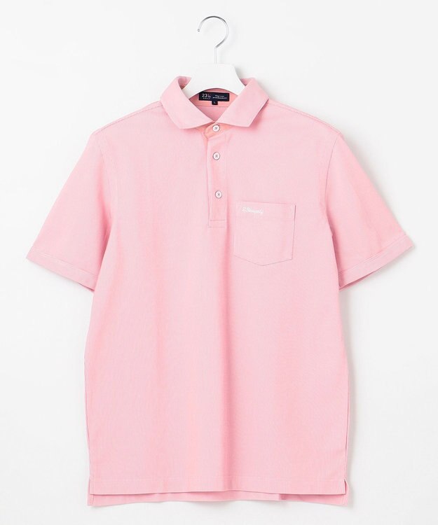 23区GOLF ギフトにもお勧め！【WEB限定】ベーシックポロシャツ ピンク系