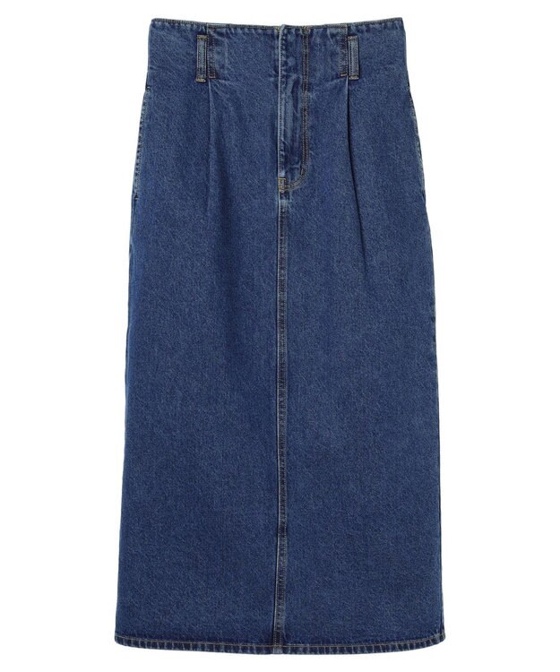 earth music&ecology ナローデニムスカート Medium Indigo