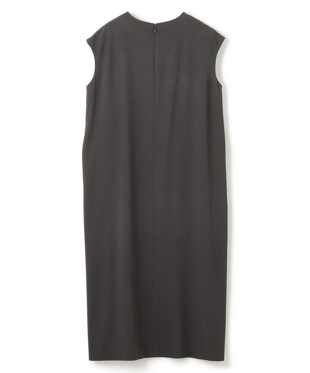 BEIGE， CINDY / サイドタックドレス C.Gray×White