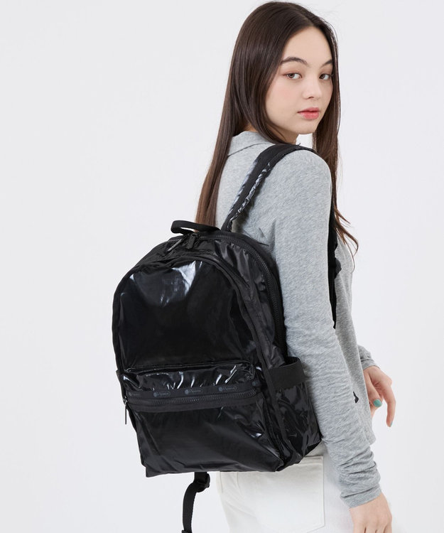 LeSportsac ROUTE BACKPACK/ブラックシャイン ブラックシャイン