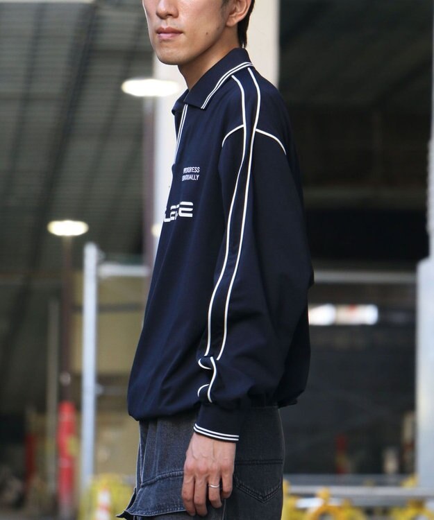 CRAFT STANDARD BOUTIQUE UVカット/イージーケア/ゲームシャツ-C Navy