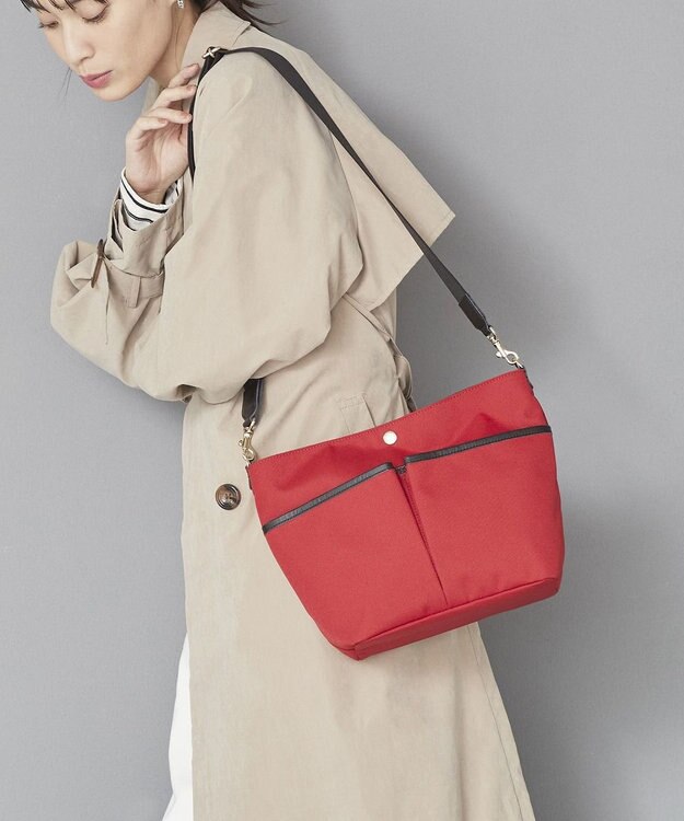 TOPKAPI 【Breath TOPKAPI】Roughly ラフリー ショルダーバッグ レッド