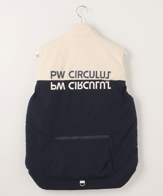 PW CIRCULUS 【手軽に防寒】【MEN】中綿ベスト ネイビー系
