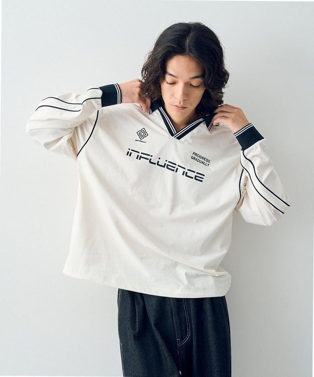 CRAFT STANDARD BOUTIQUE UVカット/イージーケア/ゲームシャツ-C Off White