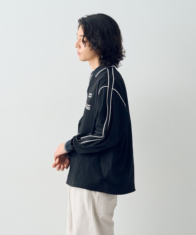 CRAFT STANDARD BOUTIQUE UVカット/イージーケア/ゲームシャツ-C Black