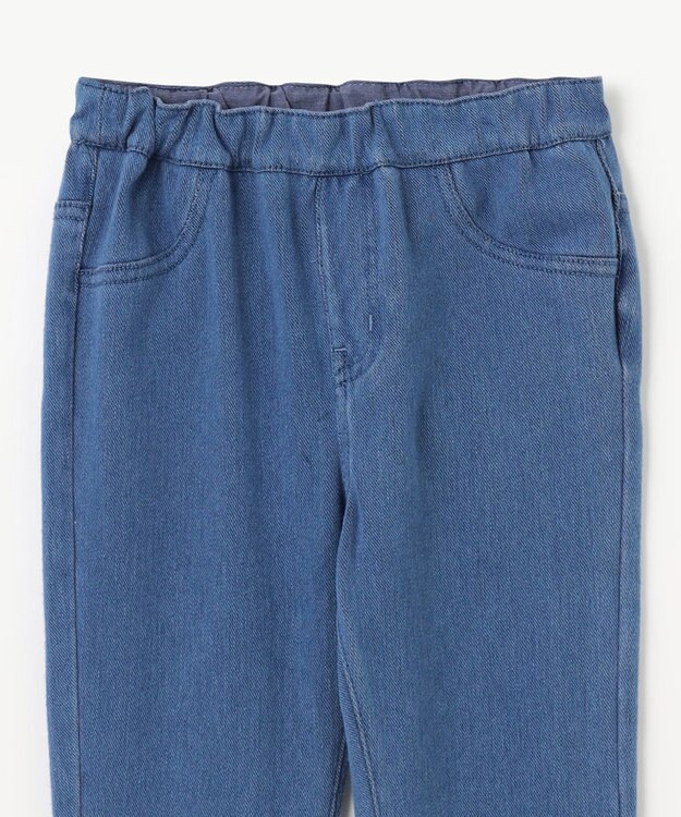 ANY KIDS カット デニム パンツ ブルー