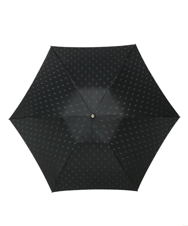 MOONBAT POLO RALPH LAUREN（ポロ ラルフローレン） 折りたたみ傘 PPジャカード ブラック