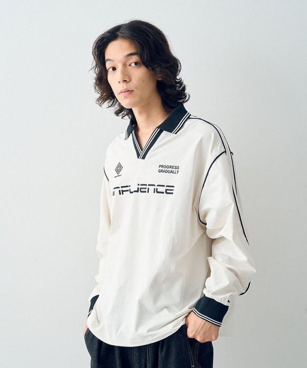 CRAFT STANDARD BOUTIQUE UVカット/イージーケア/ゲームシャツ-C Off White