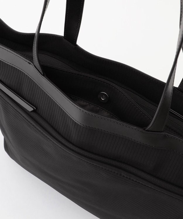 Y'SACCS コーデュロイライクナイロントート ブラック