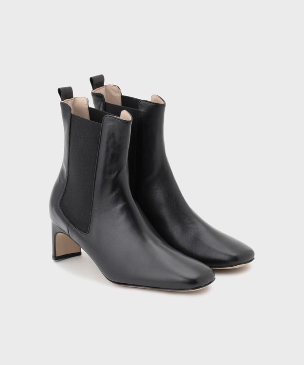 GRACE CONTINENTAL CORSO ROMA スクエアーショートブーツ ブラック