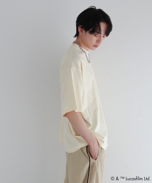 Green Parks ＳＴＡＲ　ＷＡＲＳ／グラフィック半袖ＢＩＧＴＥＥ Cream