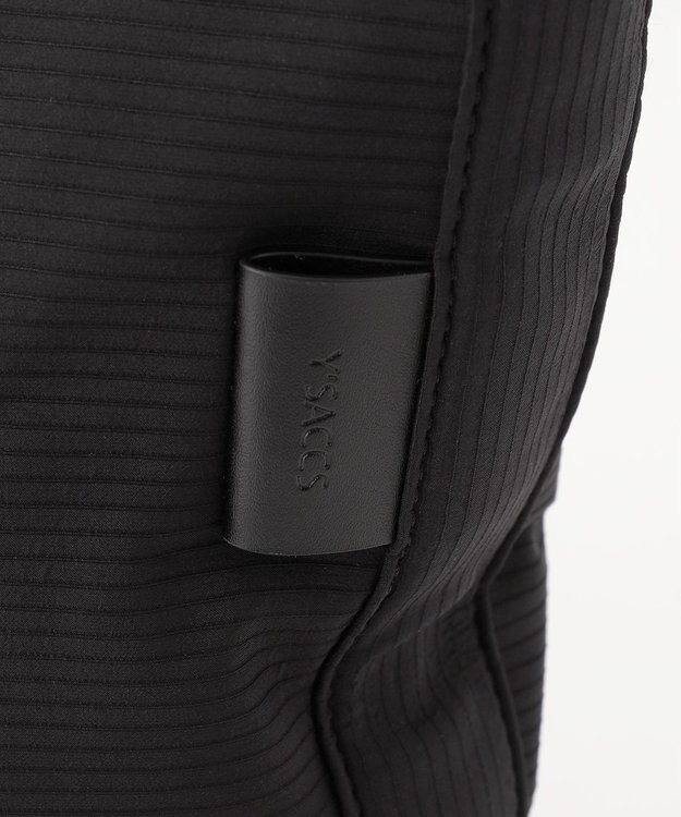 Y'SACCS コーデュロイライクナイロントート ブラック