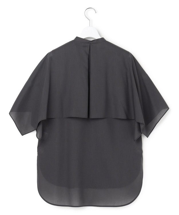 ICB 【先行予約】シルフィーローン ハンカチーフスリーブブラウス チャコール