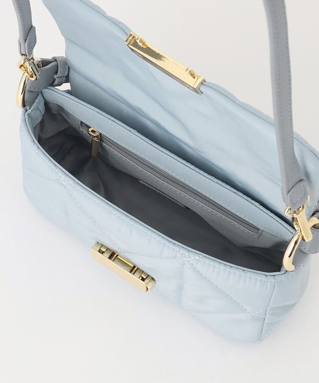 自由区 【2WAY】キルト２WAYバッグ ブルー系