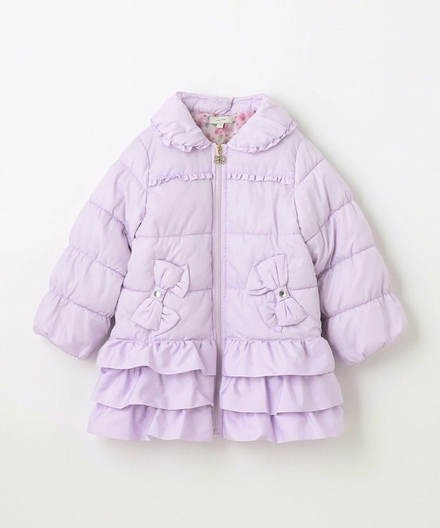 ANY KIDS 【洗濯機OK】中綿プリンセスコート ラベンダー