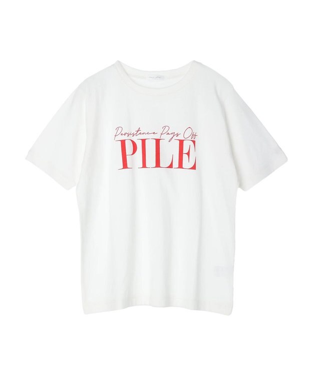 Green Parks レトロロゴレギュラーＴシャツ Off White