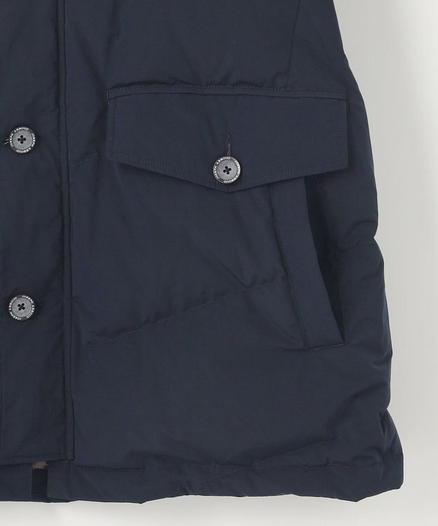 JOSEPH ABBOUD MOUNTAIN 【ECO撥水/ECOファー/9ポケット/ユニセックス】ＰＥ／ＮＹピーチダウン コート ネイビー系