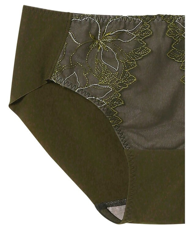 une nana cool 小さく見せるミニマイザーブラ レース ショーツ OV