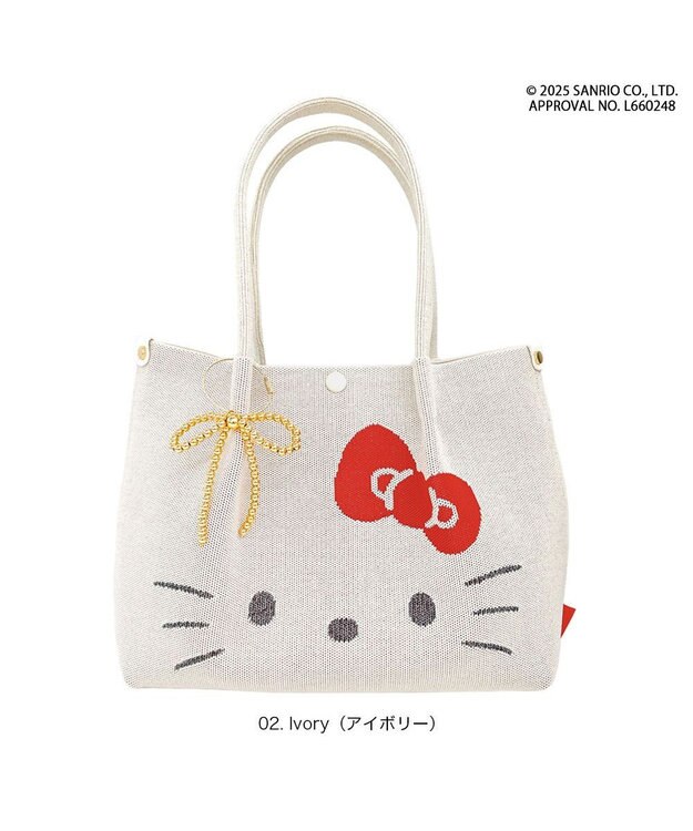 ROOTOTE 8462【ルートート】サンリオ. IP.デリ.ルフル.ハローキティ-B 02：アイボリー