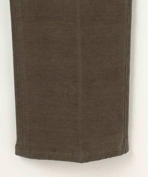 JOSEPH ABBOUD 【ウエストも伸びる！/ストレッチ/暖かい/オーガニック】オーガニックカルゼストレッチ パンツ カーキ系