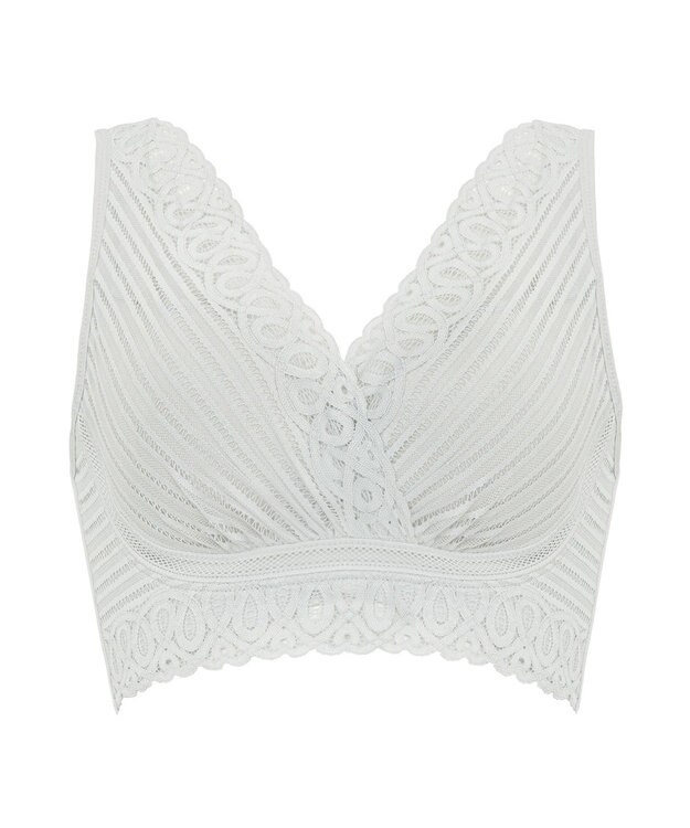 BRADELIS New York 【BRADELIS Me】Sweet Night Bra ノンワイヤー 補正 ナイトブラ 就寝中のバスト崩れを防ぐ ブラジャー ブラデリス パールグレー