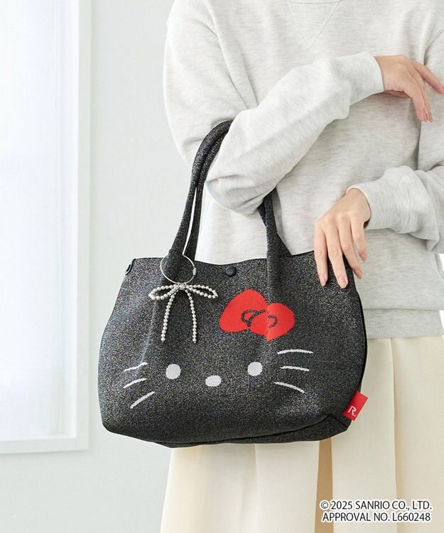 ROOTOTE 8462【ルートート】サンリオ. IP.デリ.ルフル.ハローキティ-B 01：ブラック