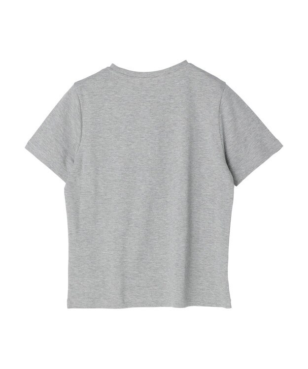 AMERICAN HOLIC Ｄａｉｌｙ！　クルーネック半袖カットプルオーバー2 Light Gray Mixture