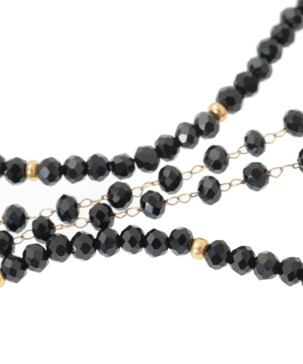 AMERICAN HOLIC 【2点SET】ビーズネックレス Black