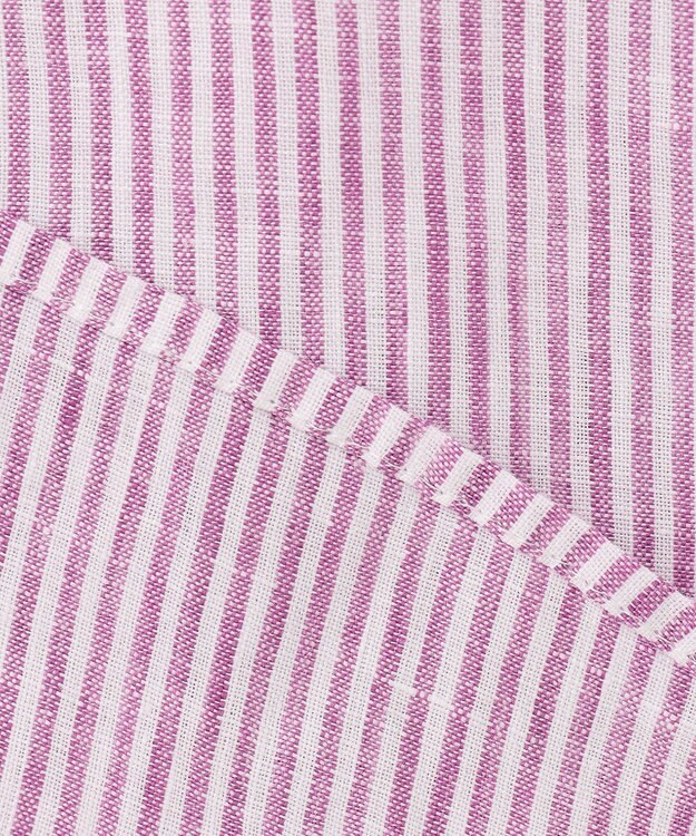 J.PRESS LADIES 【洗える】リネン シャツ パープル系1