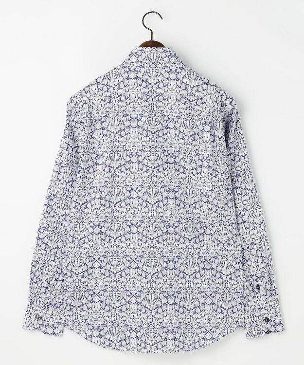 JOSEPH ABBOUD 【英国・リバティ社】リバティプリントシャツ サックスブルー系5