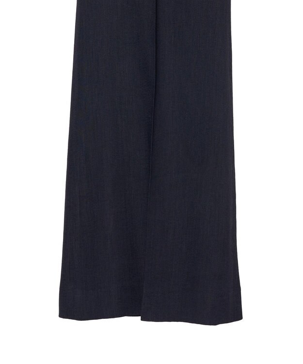 JOSEPH ストレッチリネン　フレアトラウザーズ Navy