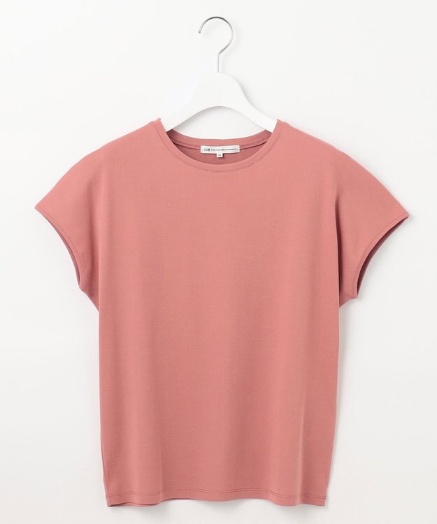 23区 S 【接触冷感/洗える】フレンチスリーブ IT TEE テラコッタピンク系