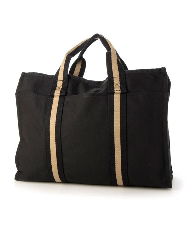 UNBILLION cachecache ラインテープボックスパーテーション2wayトート ブラック