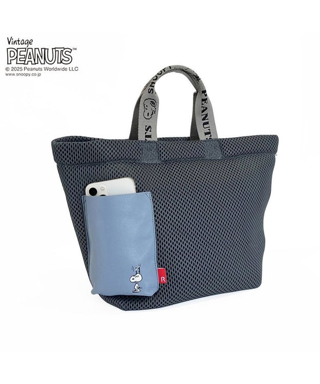 ROOTOTE 8433【スヌーピー】IP.デリ.ウエッファ.ピーナッツ-0K 02：グレー