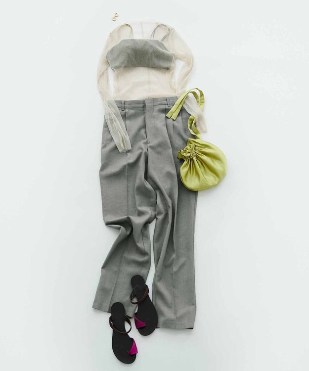 AMPHI ノンワイヤーブラ 谷間をメイク バストの形をキープ ホックなし 【BRAGENIC ブラジェニック】 ブラジャー ブラ ワイヤレス BMI745 アンフィ／ワコール カラシ