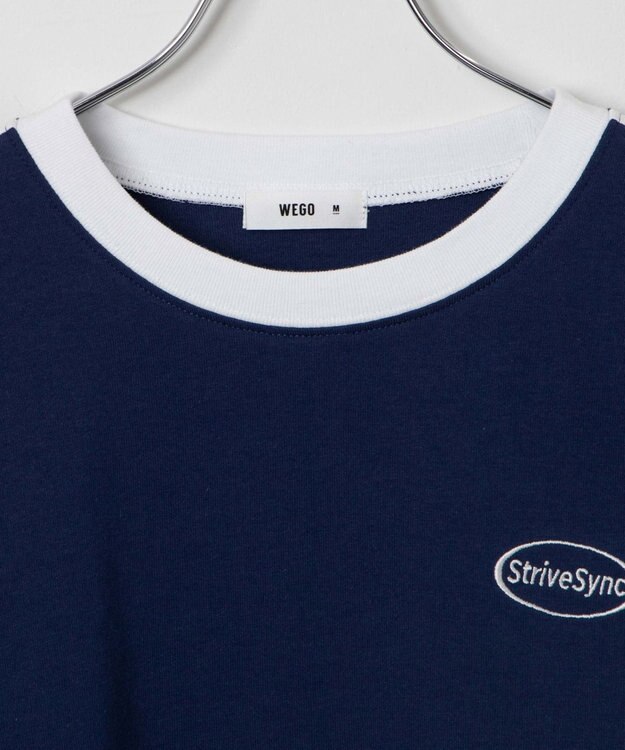 WEGO ライングラフィックショートT ネイビー